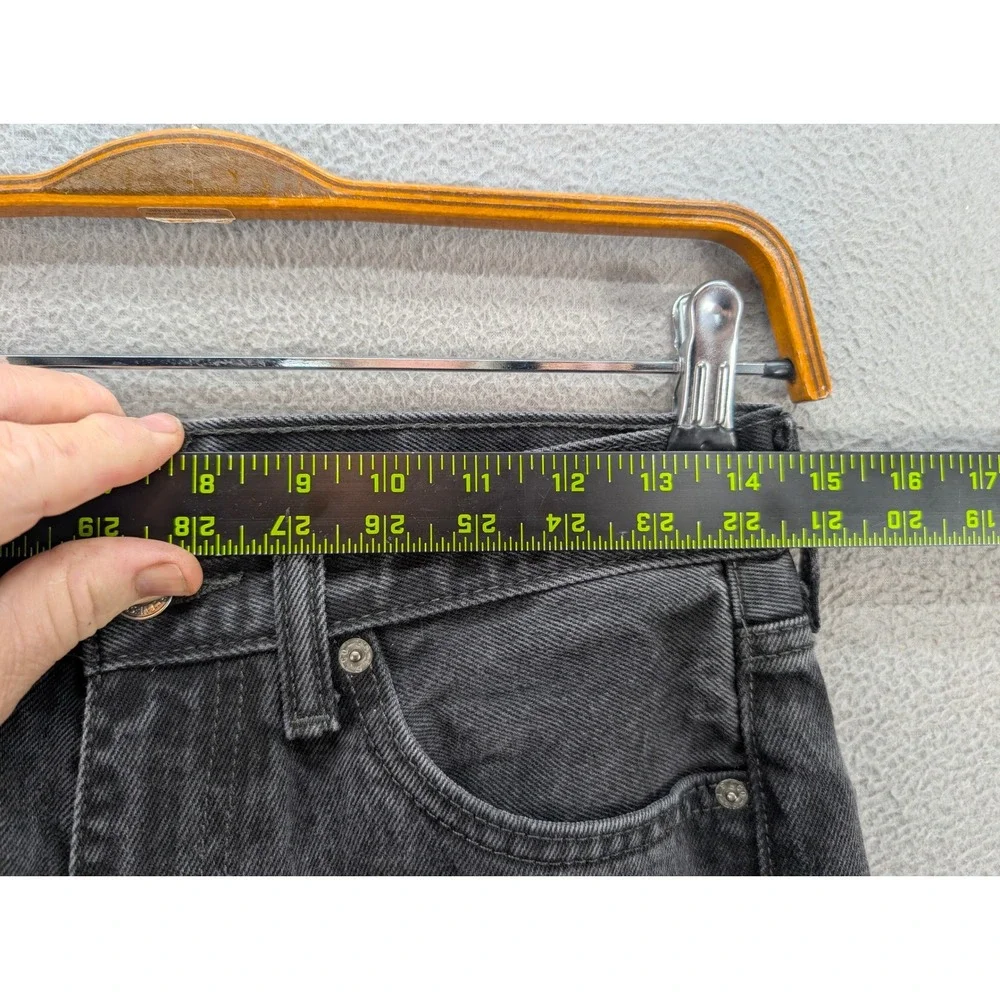Vintage Levi's 505 Jeans Size 29x32 90s Black USA Made Mens Red Tab Straight Leg